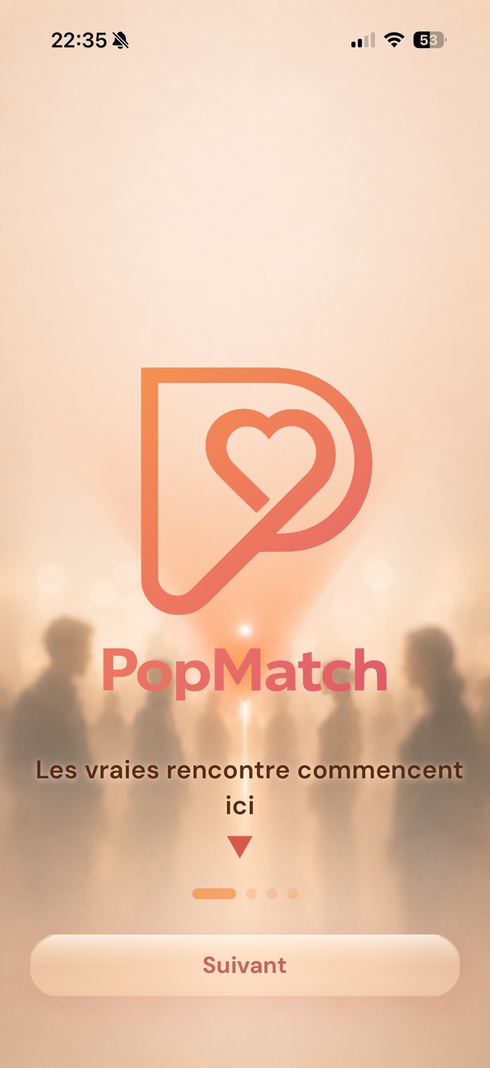 Onboarding PopMatch